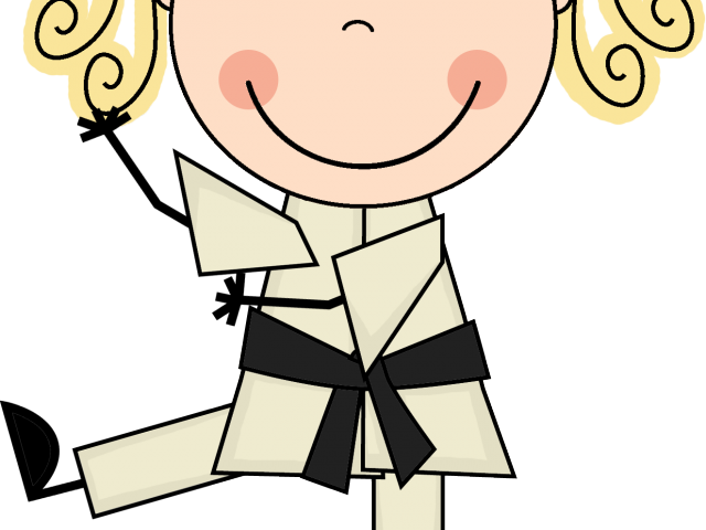 Karate Clipart Karate Girl - Clip Art (640x480)