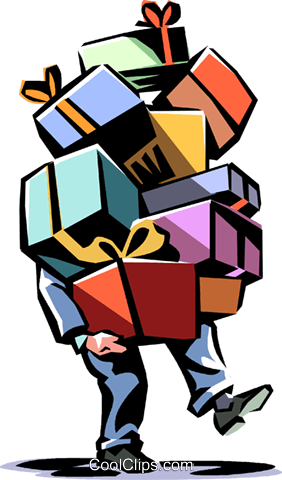 Christmas Gifts Royalty Free Vector Clip Art Illustration - Christmas Gifts Royalty Free Vector Clip Art Illustration (282x480)