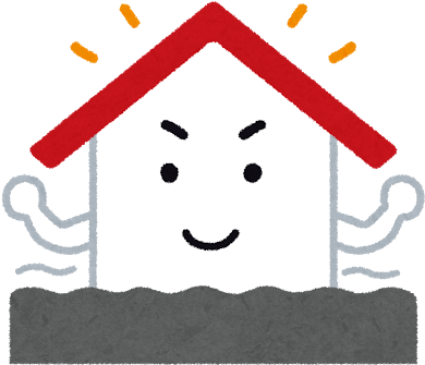 In Fact, There Are Also Warehouses Built With Original - 丈夫 な 家 イラスト (400x386)