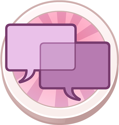 Communication Shadow Sunburst Stars - Communication Badge (512x512)