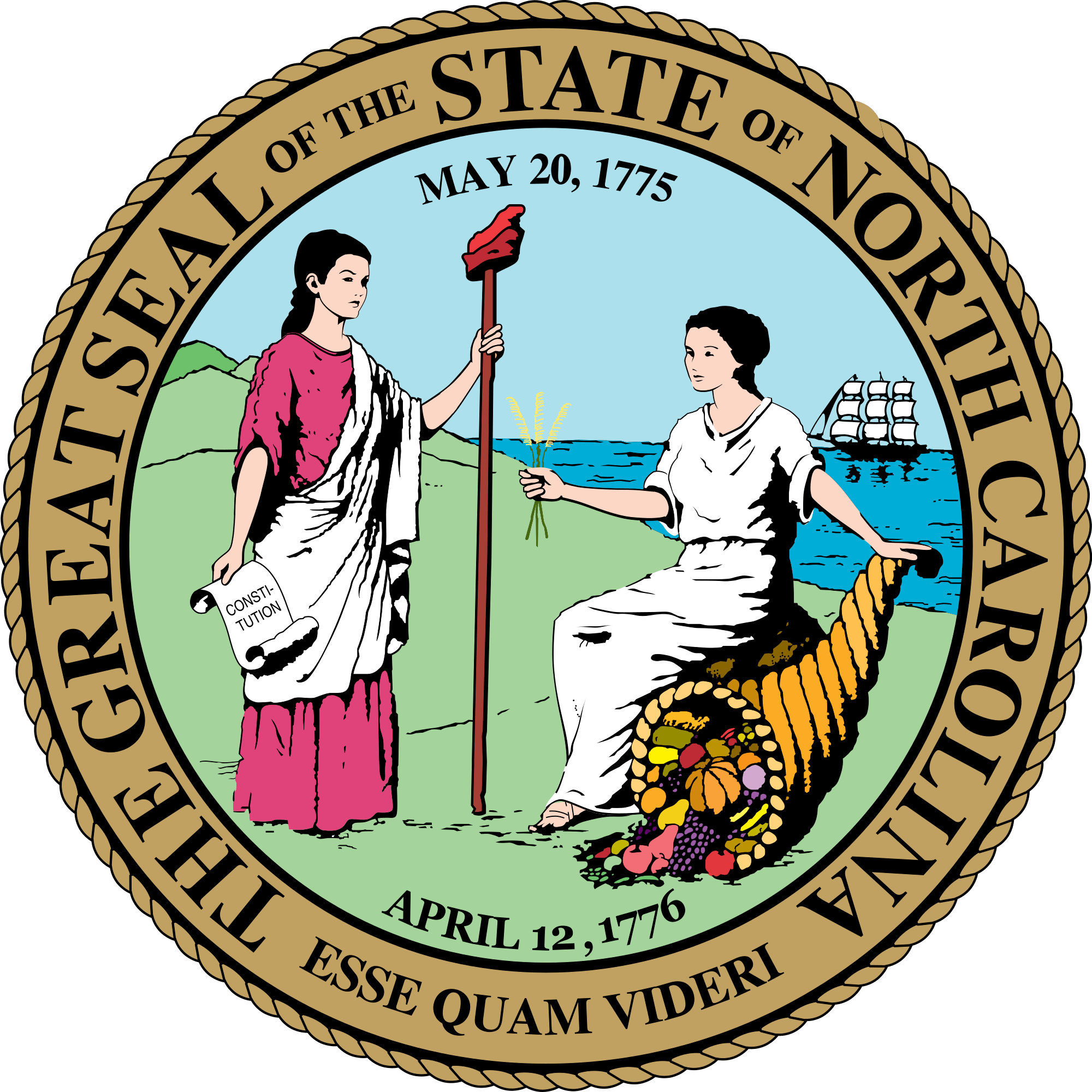 State Senate Candidates Share Their Views - North Carolina Seal Vector (2000x2000)