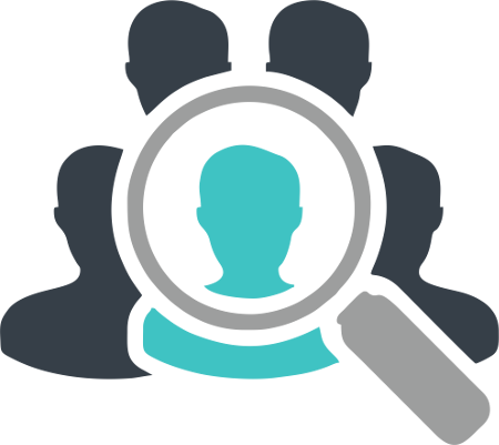 Filter Candidates Based On Preferred Job Roles, Industry, - Recruitment Icon (450x401)