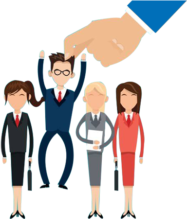 Hire And Onboard Candidates - Selecting Candidate Animated Transparent (450x450)
