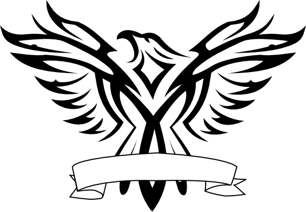 Latest Eagle Black And White Clip Art At Clker Vector - Eagle Clipart Black And White (600x415)