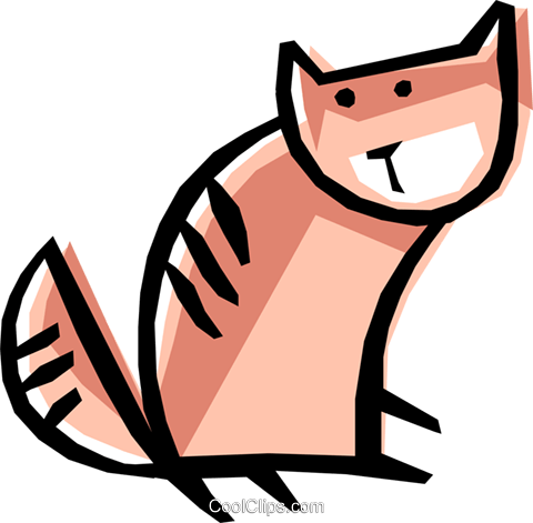 Cool Cat Royalty Free Vector Clip Art Illustration - Cool Cat Royalty Free Vector Clip Art Illustration (480x471)