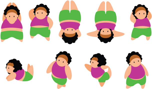 Things Only A Fat Girl Can Understand Clipart , Png - Weight Loss Cartoon Png (607x357)