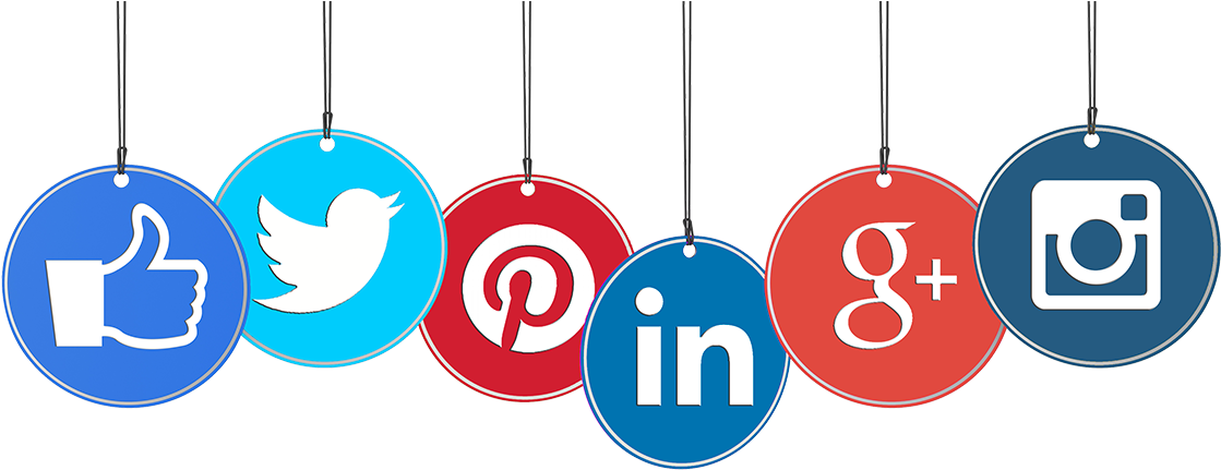 Social Media Transparent Png - Social Media (1215x474)