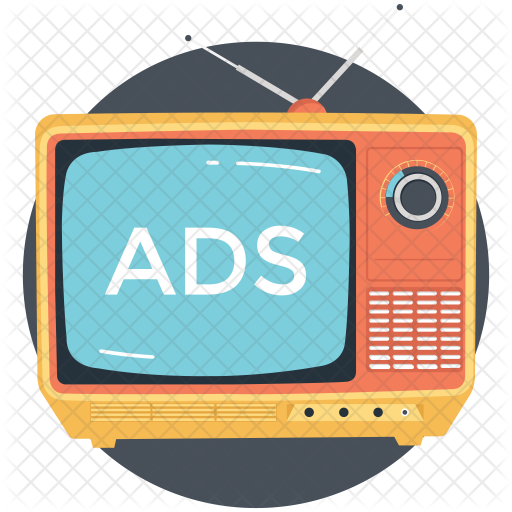 Adverted Clipart Mass Media - Tv Ads (512x512)