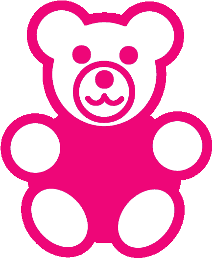 Description - Teddy Clip Art Black And White (555x555)