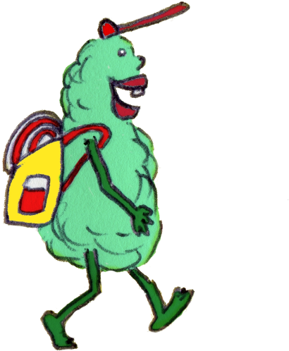 Bert The Burp Goes To The Zoo - Cartoon (512x512)