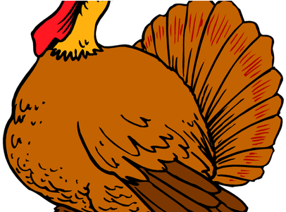 Turkey Clipart Basic - Happy Thanksgiving Pictures Basketball (450x300)