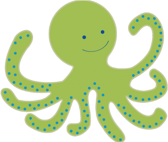 Octopus Clipart Invertebrate - Png File Clipart Cute Transparent