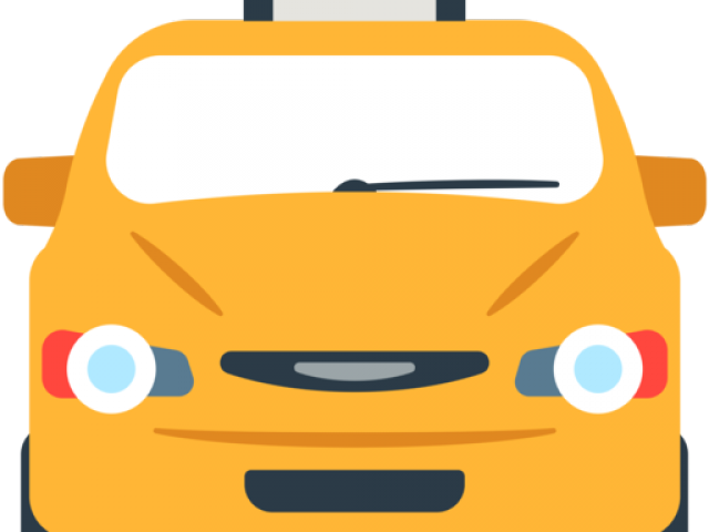 Taxi Clipart Angry - Emoji Taxi (640x480)