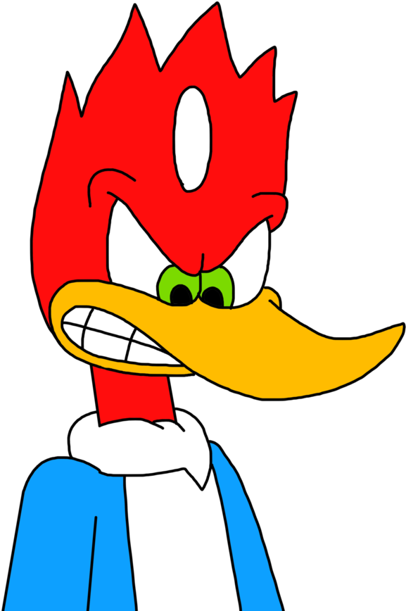 Freeuse Download With Hot By Marcospower On Deviantart - Woody Woodpecker Angry Png (894x894)