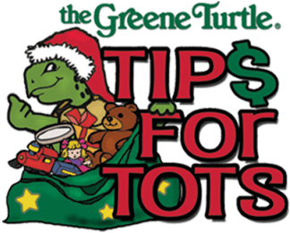 The Greene Turtle Sports Bar & Grille® To Collect “tips - Cartoon (447x383)