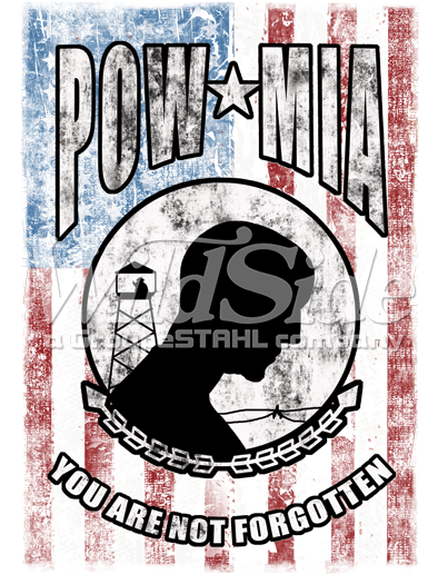 You Are Not Forgotten - Pow Mia Rebel Flag (525x525)