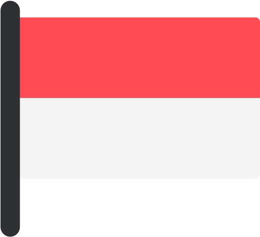 But Windows Has A Limited Number Of Icon Overlays For - Indonesia Flag Flat Icon (512x512)