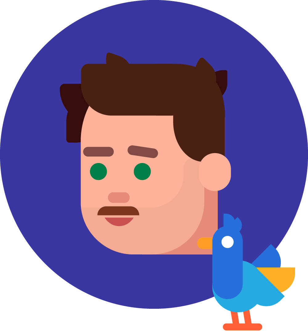 Inanutshell Kurzgesagt Portraits Team 2018 Adam - Kurzgesagt In A Nutshell Face (1000x1072)