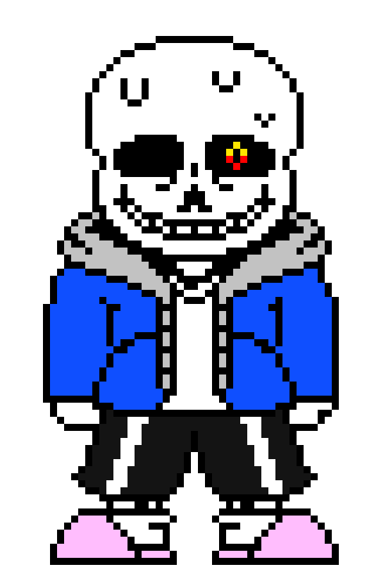 Gone Mad Part - Sprite Hard Mode Sans (670x820)