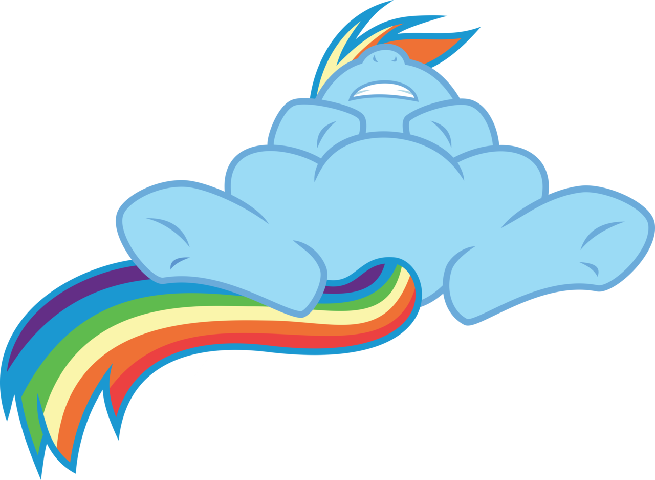 Comments - My Little Pony Rainbow Dash Fainted (1280x937)