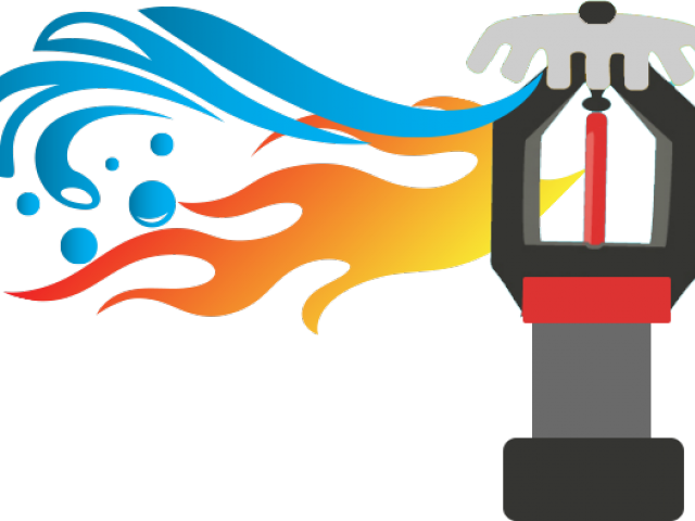 Alarm Clipart Fire Inspection - Fire Sprinkler System Png (640x480)