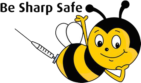 Besharpsafelogo - Safe Needle Handling And Disposal Poster (499x279)