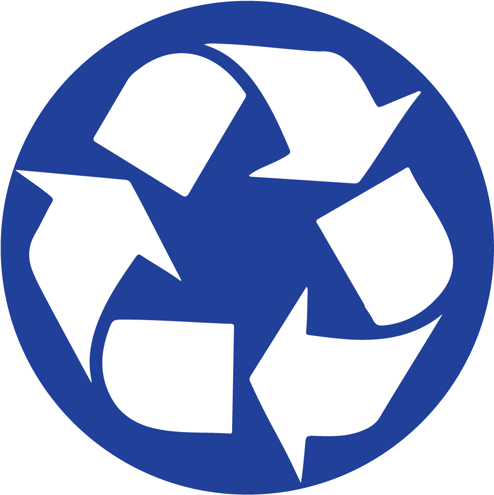 Business Recycling Links - Recycling Symbol Png Blue (1042x1042)