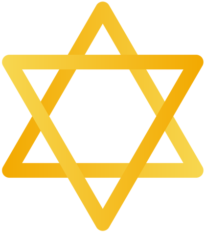 Transparent Library Dreidel Clipart Transparent - Black Star Of David (512x512)