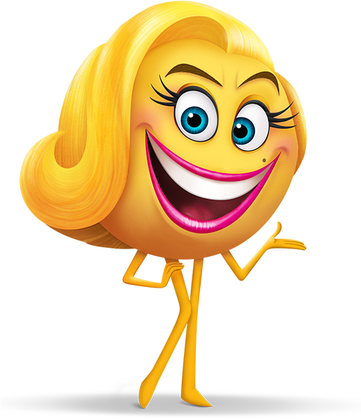 Galería Con Las Mejores Imágenes De La Película De - Smiler Emoji Movie (517x621)
