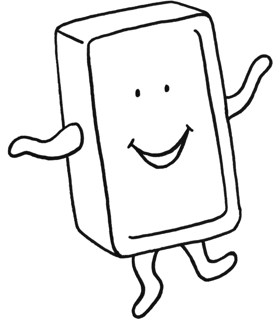Soap Clipart Happy - Bar Of Soap With Legs (1000x1143)