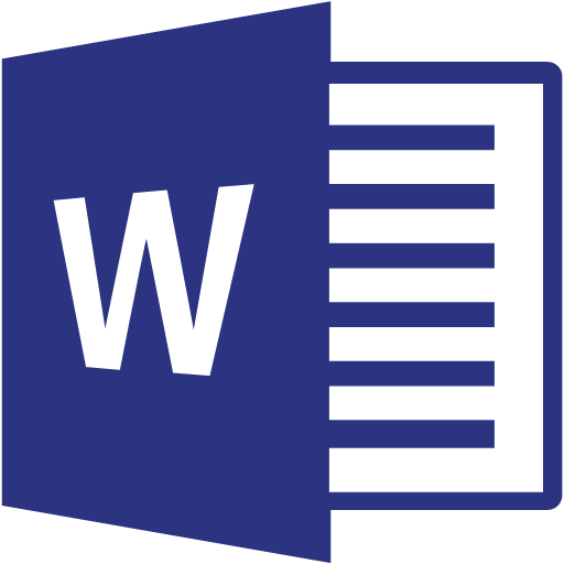 Microsoft Word Icon - Microsoft Word Logo 2017 (512x512)