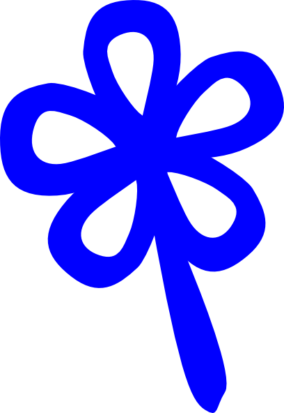 How To Set Use Blue Flower Clipart - How To Set Use Blue Flower Clipart (408x592)