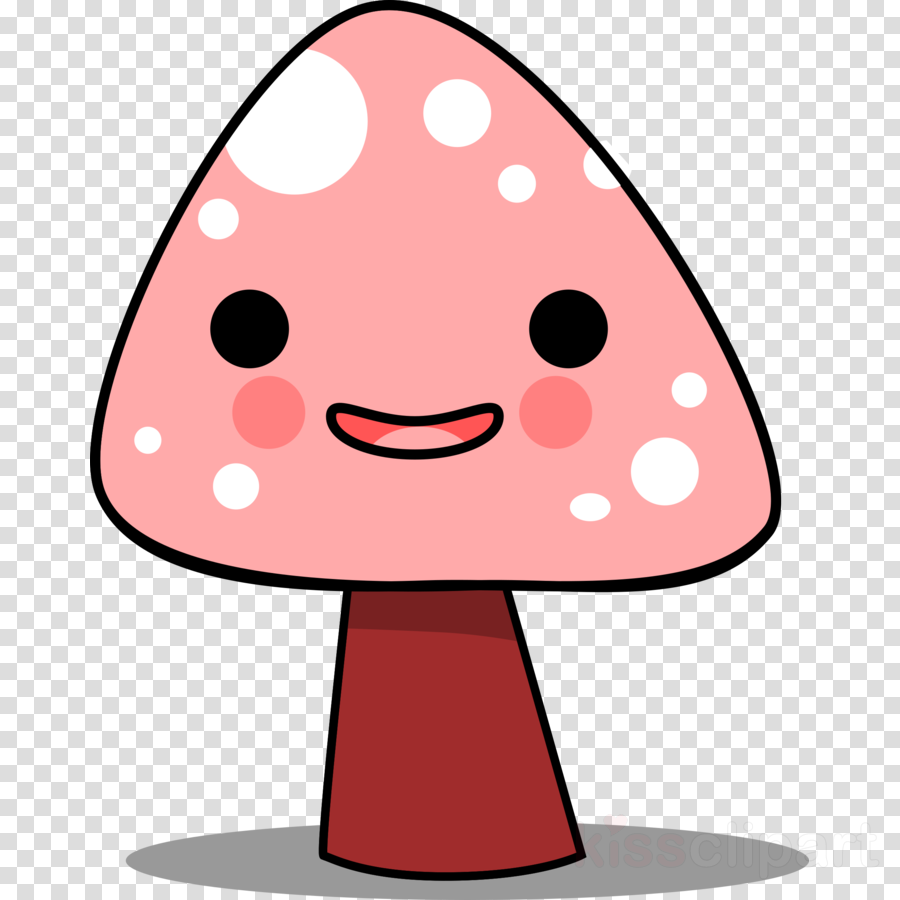 Kawaii Mushroom Pink Clipart Mushroom Clip Art - Kawaii Mushroom Pink Clipart Mushroom Clip Art (900x900)