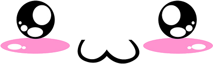 Caritas Kawaii - Kawaii Face Png (480x360)