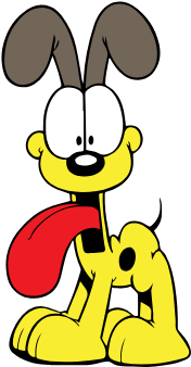 Odie Garfield Cartoon (480x360)