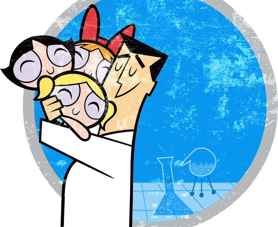 90s Kids, Let's See How Much You Remember About Your - Powerpuff Girls And Professor Utonium (943x768)