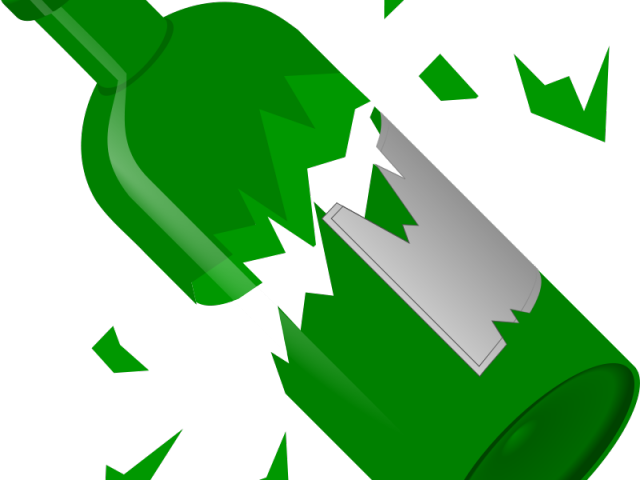 Bone Clipart Bone Break - Clip Art Broken Glass (640x480)