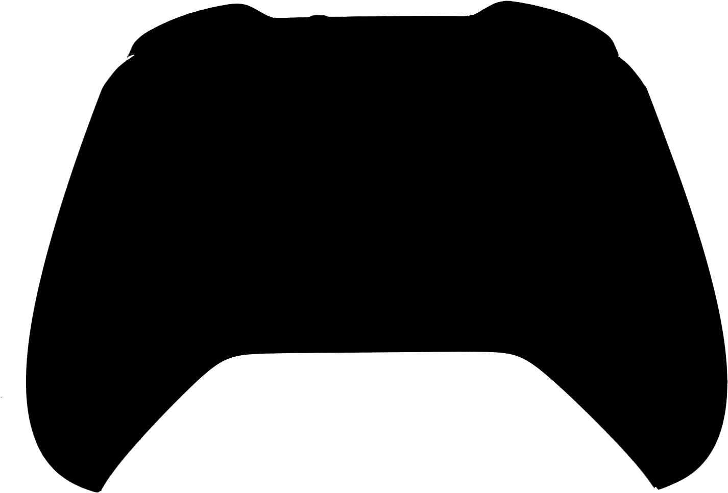 Battle Beaver Customs - Xbox One Controller Silhouette (1500x1200)