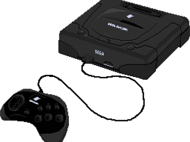 Controller Clipart Sega - Transparent Sega Saturn Controller (640x480)