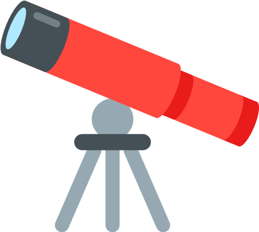 Emoji For Facebook Email Sms Id Co - Telescope Emoji (512x512)