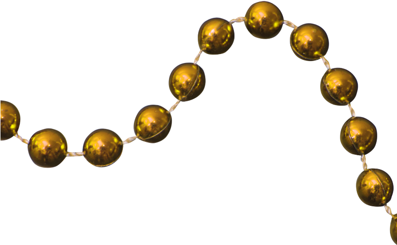 Light Clipart Gold String - Transparent Gold Beads Png (800x600)