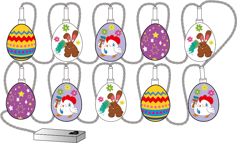 Led 10 Lights String Light - Led 10 Lights String Light (939x577)