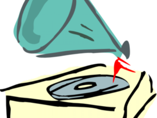 Record Player Clipart Cartoon - Record Player Image Cartoon (640x480)
