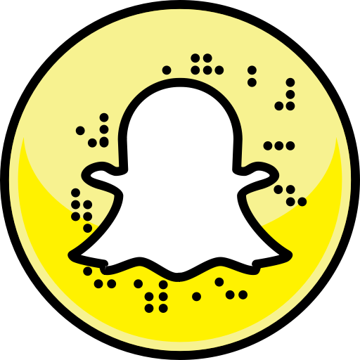 512 X 512 10 - Snapchat Logo Circle Png (512x512)