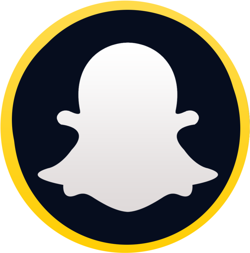 Logo Snapchat Png Clipart Library - Pink Glitter Snapchat Logo (823x832)