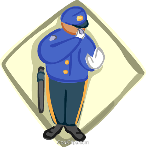 Police Officer - Cartoon (478x480)