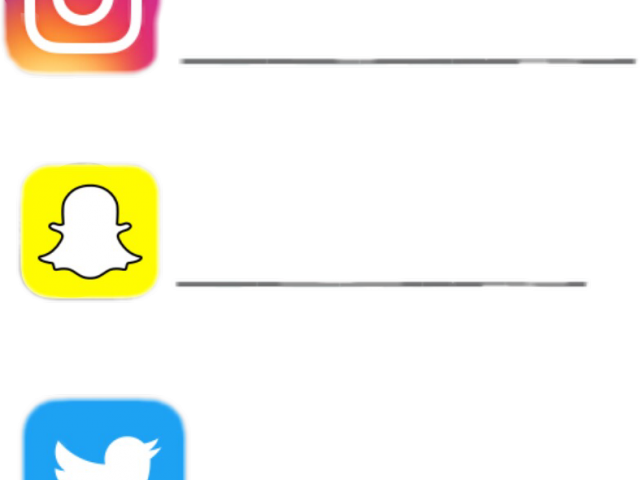 Snapchat Clipart Instagram - Snapchat (640x480)