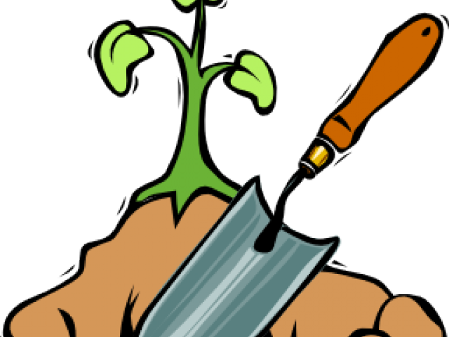 Shovel Clipart Garden - Transparent Garden Tools Clipart (640x480)