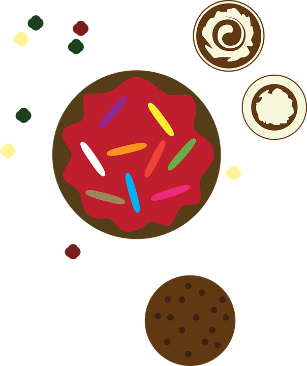 Cookie Clipart Illustration - Circle (604x720)