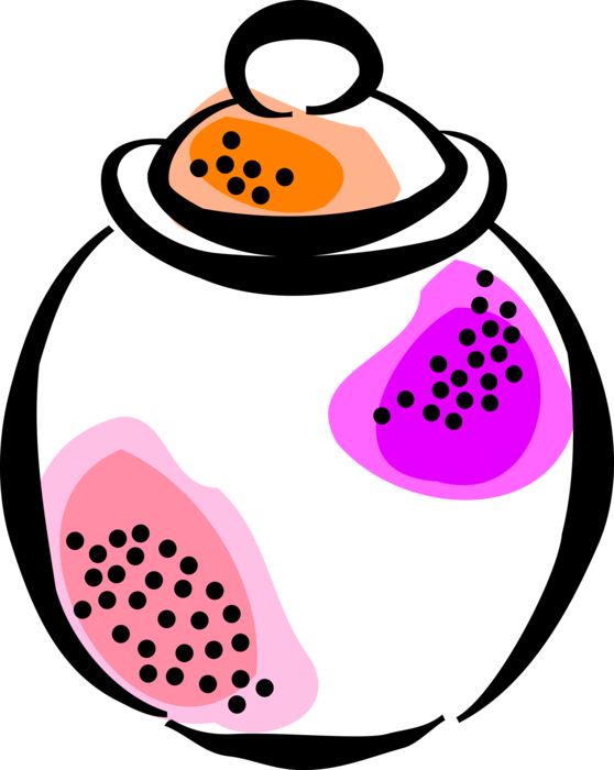 Cookie Jar For Baked Image Illustration Of - Roast Chicken (558x700)